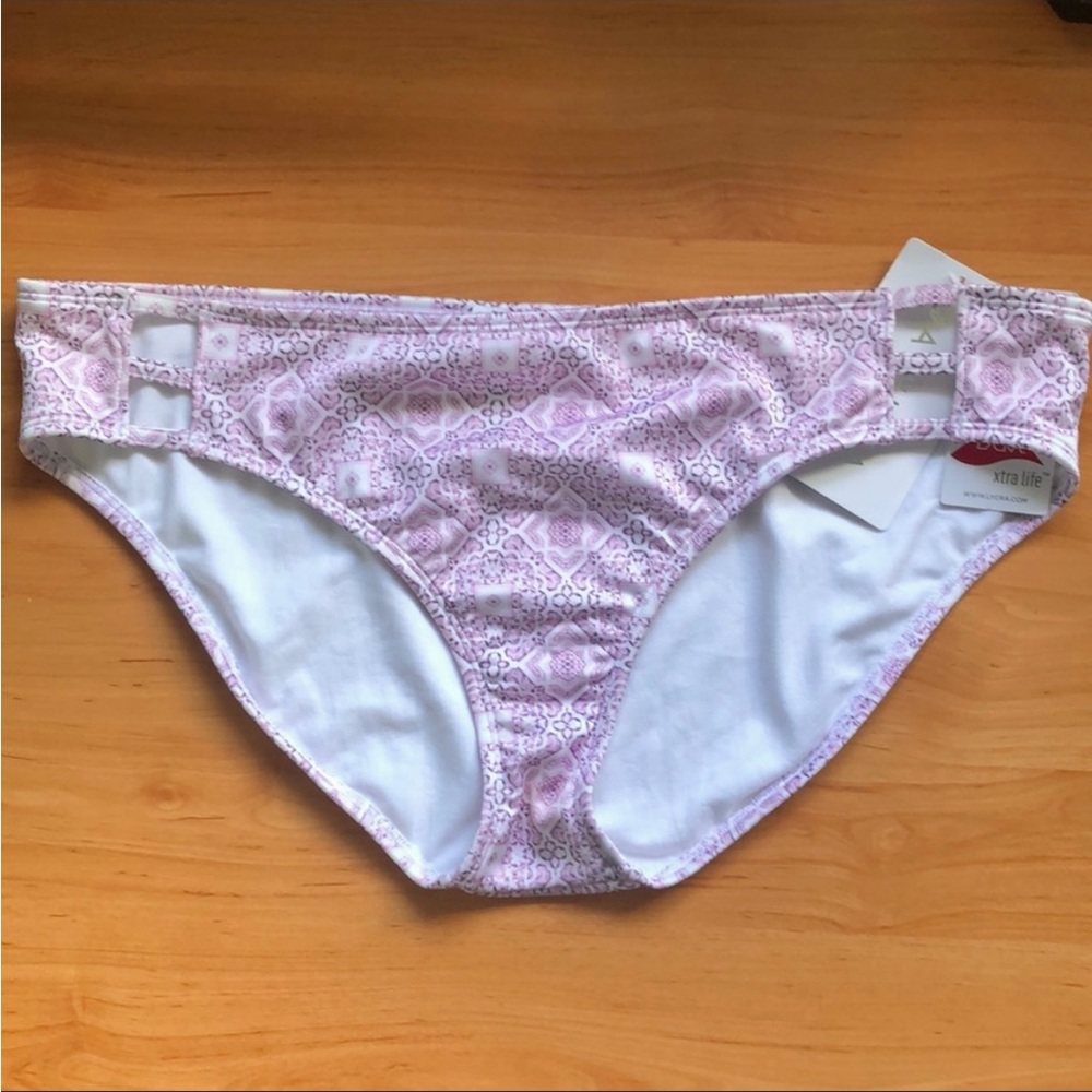 Athleta AquaLuxe Print Ladder Bikini Bottoms